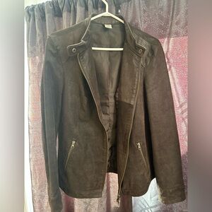 Avon Dark Brown Genuine Leather Jacket